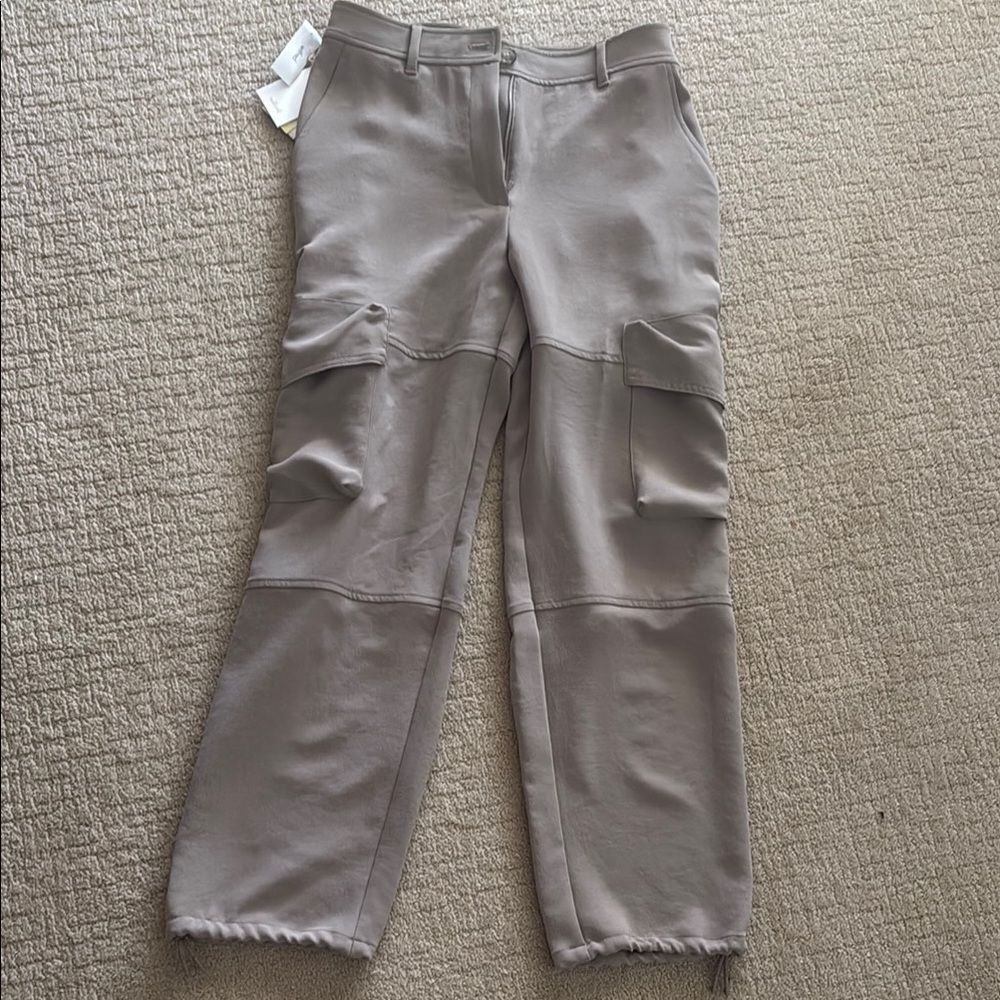 Wilfred nomad taupe women cargo dress pants size 8 new with tags